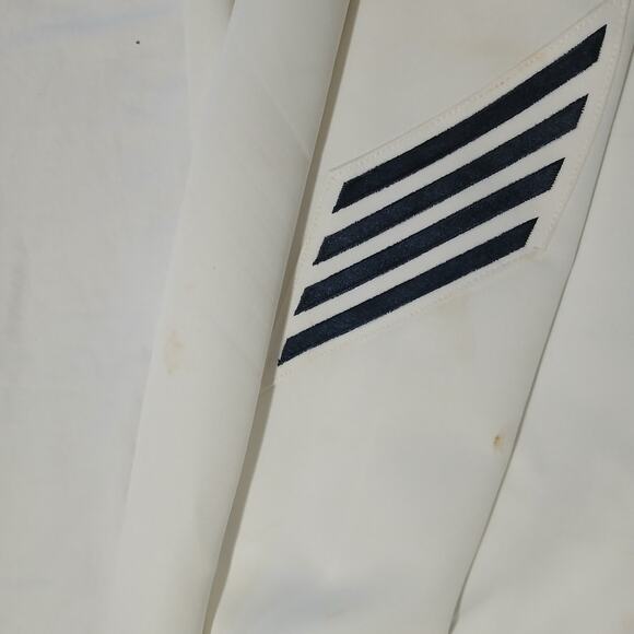 VTG U.S. NAVY Men's 3 item Dress Blue Jumper Dress White Jumper + USS Pensacola - Picture 7 of 16